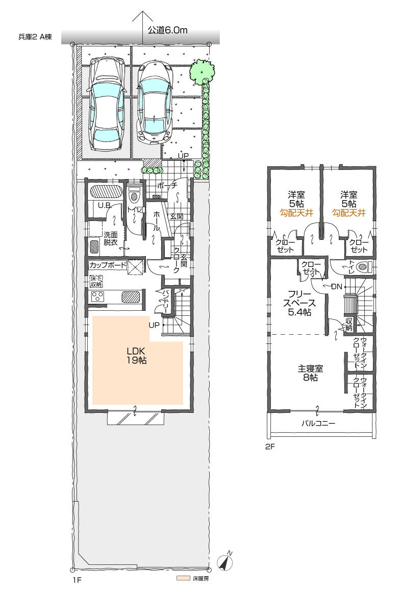 Floor plan. 37,900,000 yen, 3LDK, Land area 160.45 sq m , Building area 110.25 sq m