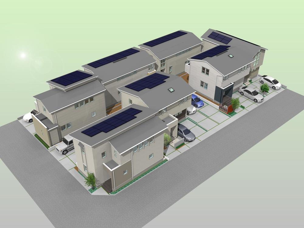 Rendering (appearance). Row appearance image ※ CF building sales contract already