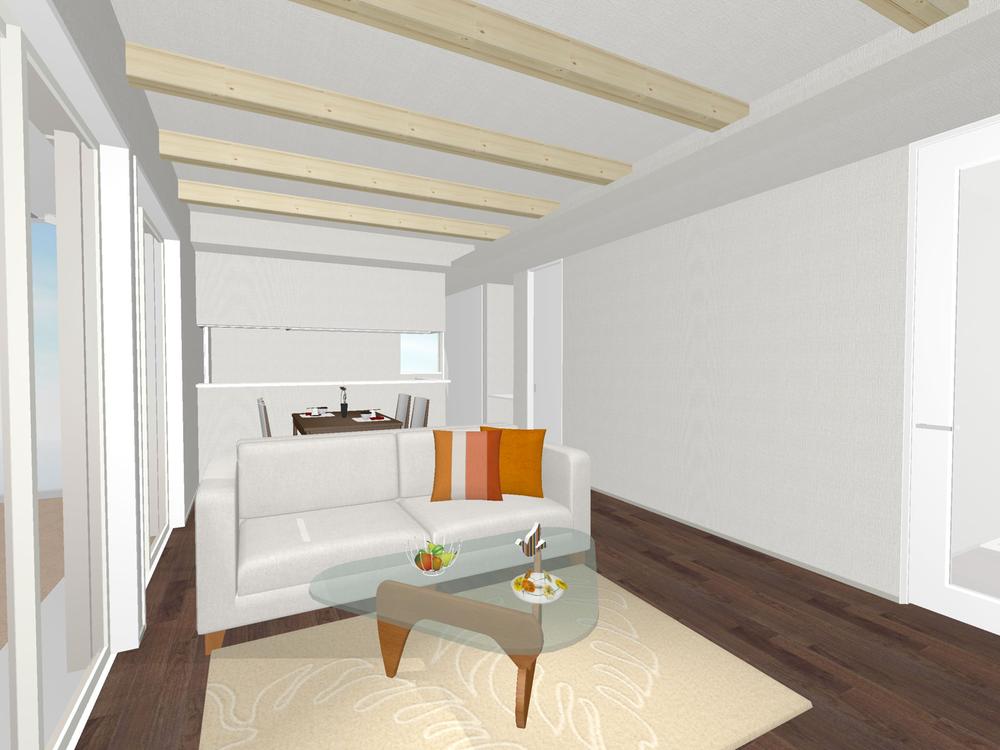 Rendering (introspection). Building B living image