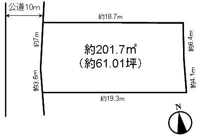 Compartment figure. Land price 17,273,000 yen, It is a land area 178.45 sq m site plan!