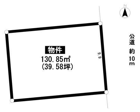 Compartment figure. Land price 16 million yen, Land area 130.85 sq m land view