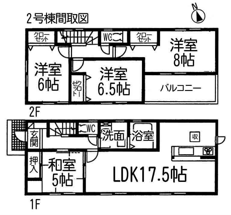 Floor plan. 26,900,000 yen, 4LDK, Land area 165.74 sq m , Building area 99.38 sq m