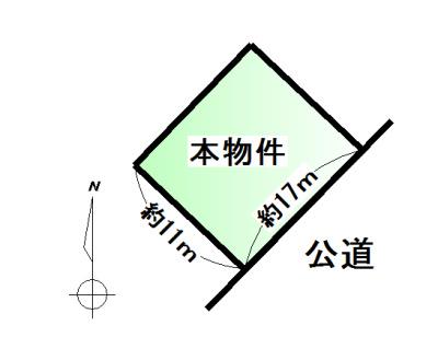 Compartment figure. Land price 18,800,000 yen, Land area 294.04 sq m