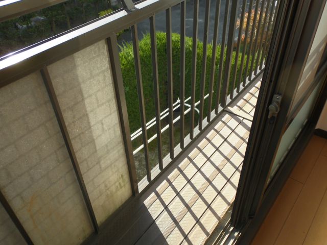 Balcony. Sunny veranda