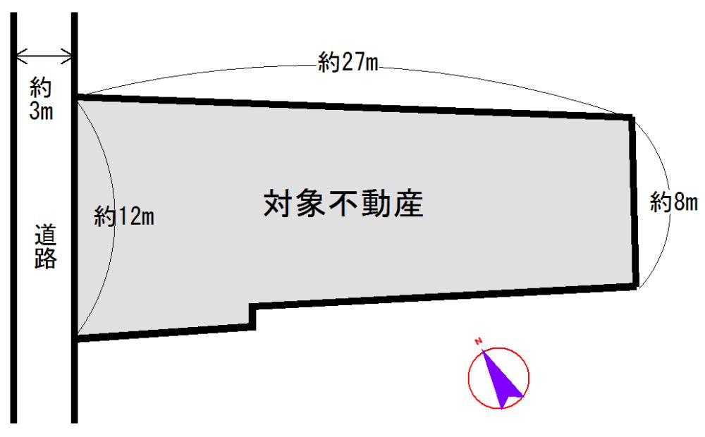 Compartment figure. Land price 17.8 million yen, Land area 259.32 sq m
