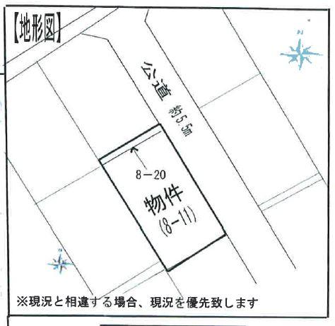 Compartment figure. Land price 8.9 million yen, Land area 200.34 sq m