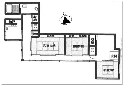 Floor plan. 68 million yen, 3DK + 3S (storeroom), Land area 503.97 sq m , Building area 239.98 sq m