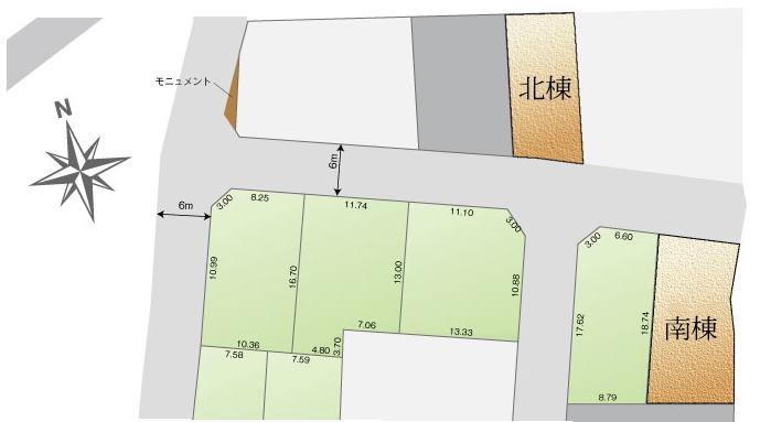 The entire compartment Figure. Sunlight with houses in a quiet residential area