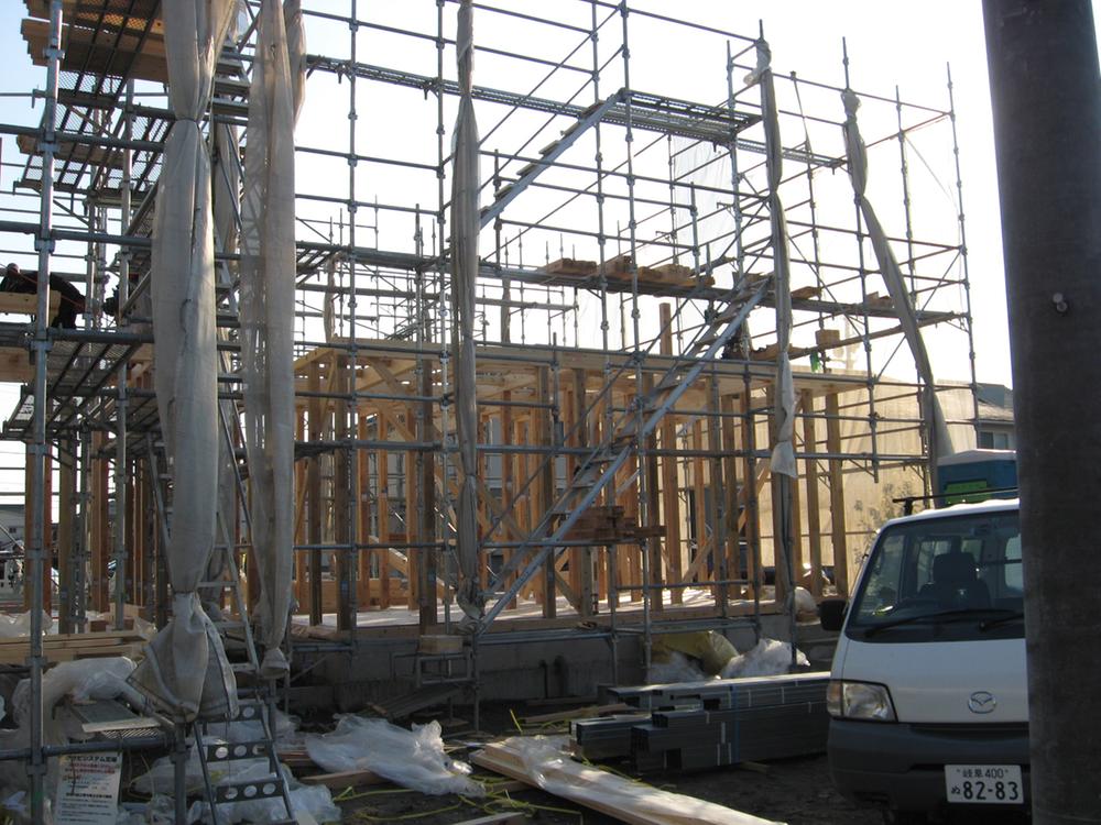 Local photos, including front road. Was completion of framework