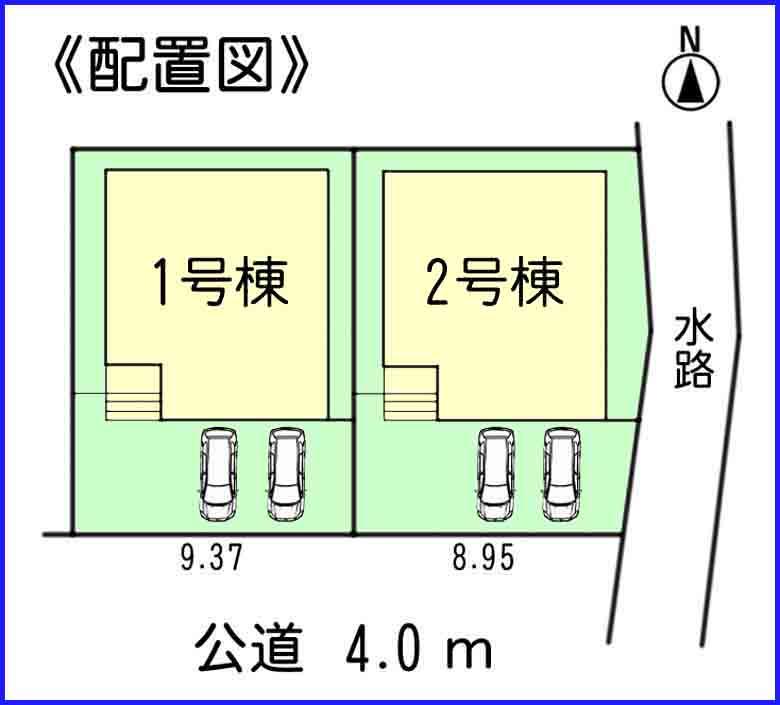 The entire compartment Figure. 1 ・ South side is the road to both the Building 2