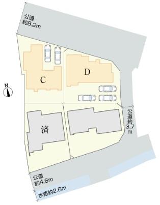 The entire compartment Figure. Including 2 0 Pledge or more of L D K, One House Ichitei in order to produce the maximum breadth, It is planning from site. The entire compartment Figure
