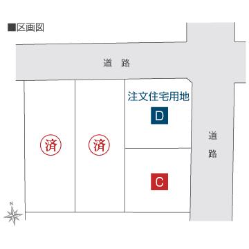Compartment figure. Land price 11.2 million yen, Land area 149.08 sq m