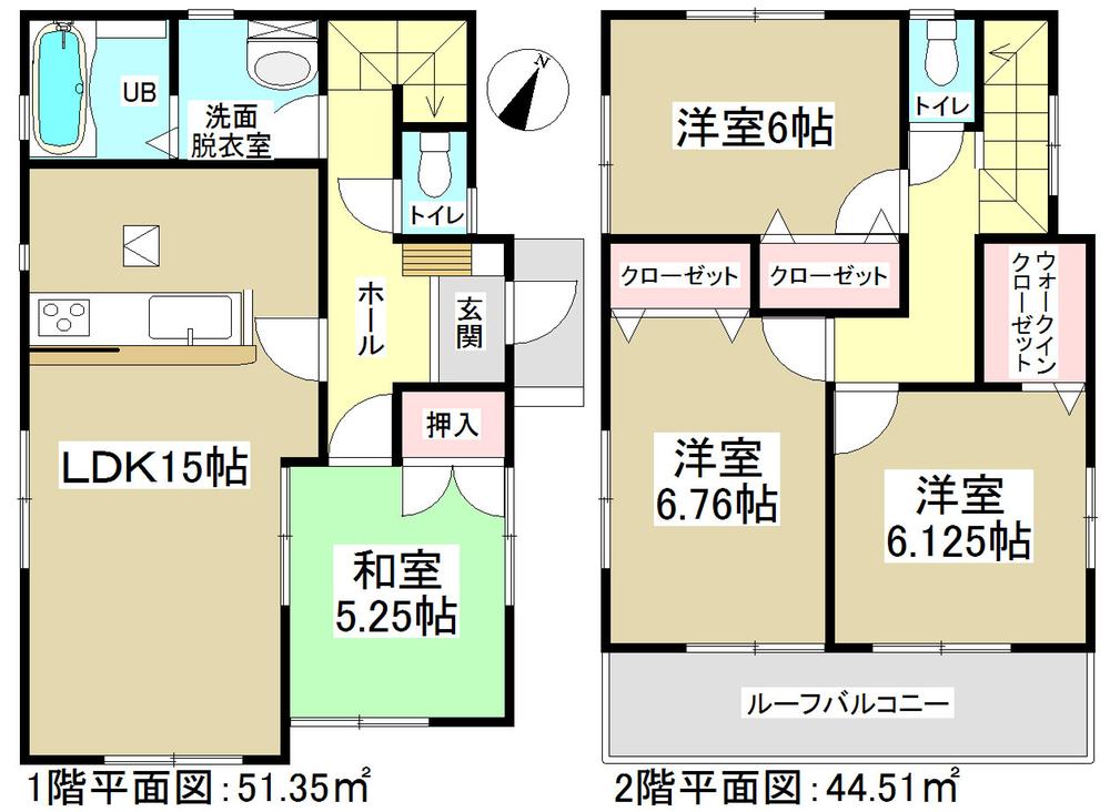 Floor plan. (4 Building), Price 26,900,000 yen, 4LDK, Land area 116.18 sq m , Building area 95.86 sq m