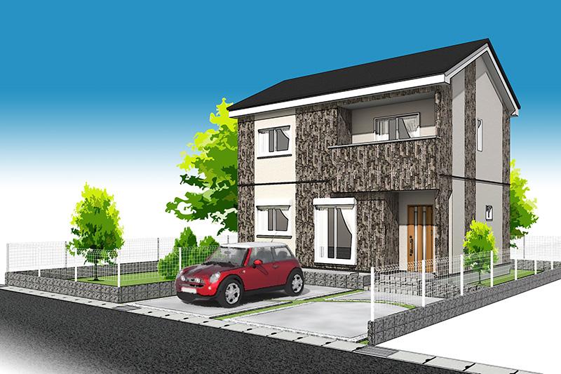 Rendering (appearance). (G Building) is Rendering. LDK16.0 Pledge, Walk-in closet 2.0 Pledge, All rooms with storage, Nantei. Flooring, wallpaper, door, Such as appearance, It is free design support that can be huge select from in the catalog. 