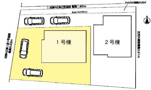 Compartment figure.  ◆ Parking two cars Allowed ◆ 