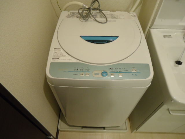 Washroom. Washing machine