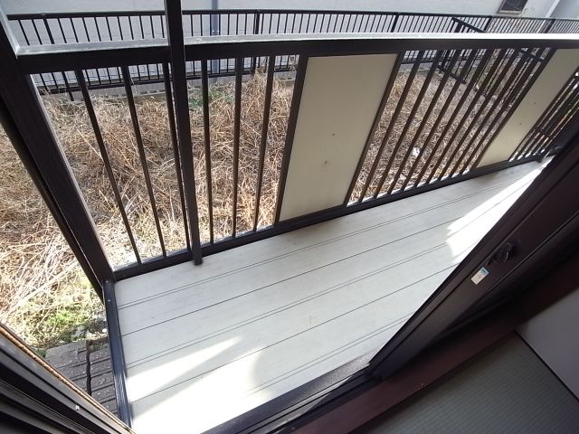 Balcony. South veranda garden