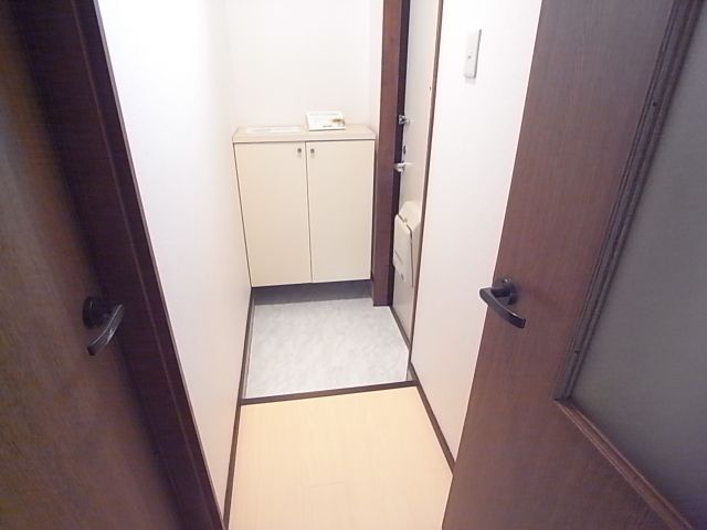 Entrance. With cupboard