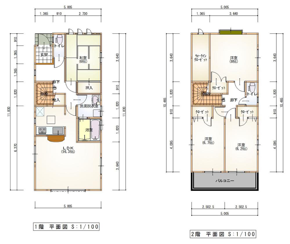Floor plan. 23.8 million yen, 4LDK, Land area 121.59 sq m , Building area 110.35 sq m