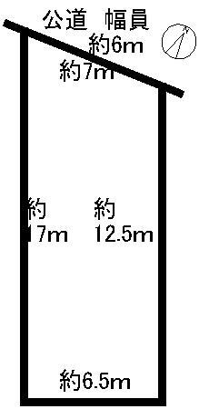 Compartment figure. Land price 7 million yen, Land area 91.65 sq m