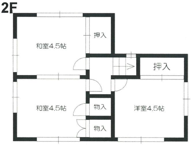 Floor plan. 7.5 million yen, 5DK, Land area 100.74 sq m , Building area 70.65 sq m