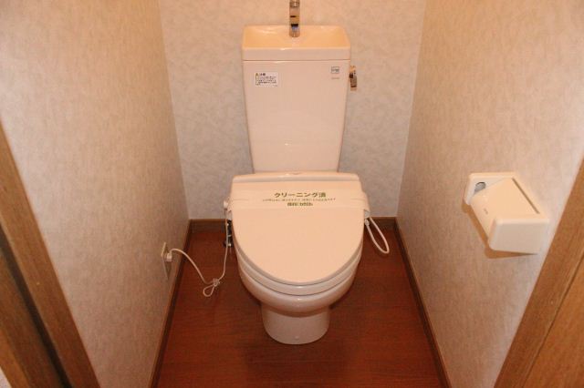 Toilet. The first floor is the north side of the room