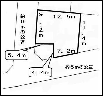 Compartment figure. Land price 17.4 million yen, Land area 137.24 sq m