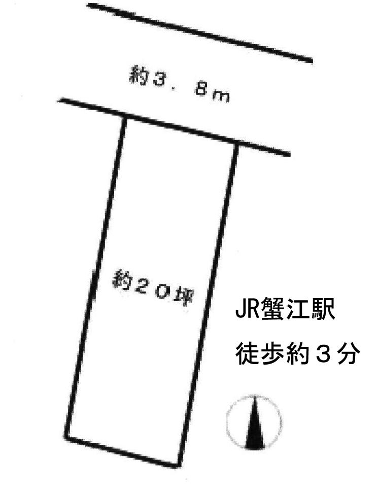 Compartment figure. Land price 6 million yen, Land area 67 sq m