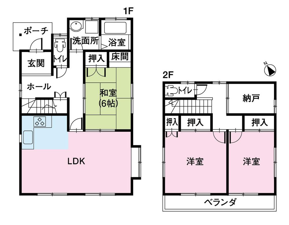 Floor plan. 12.5 million yen, 3LDK + S (storeroom), Land area 191.04 sq m , Building area 100.19 sq m