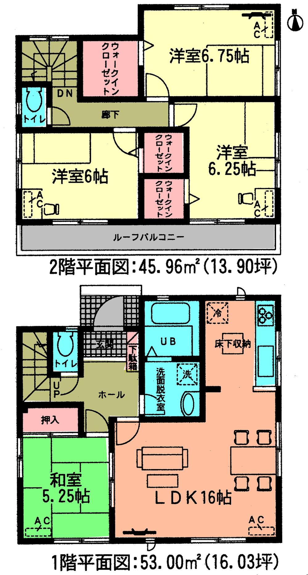 Floor plan. (9 Building), Price 31,900,000 yen, 4LDK, Land area 133.06 sq m , Building area 98.96 sq m