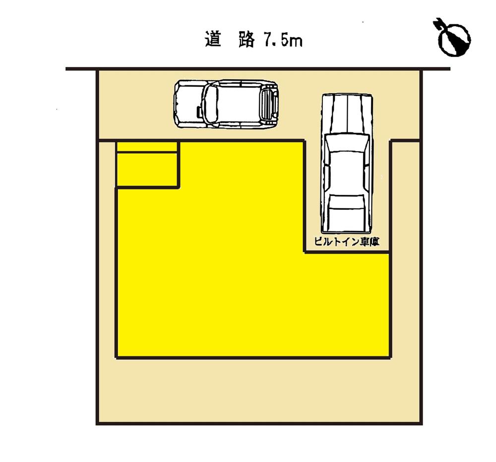 The entire compartment Figure. Two car space  ※ By vehicle type