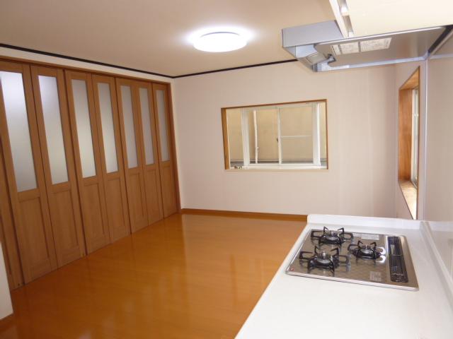 Kitchen. If you closed the partition