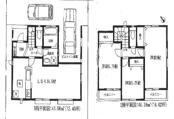 Floor plan. 25,800,000 yen, 3LDK, Land area 99.82 sq m , Building area 87.38 sq m