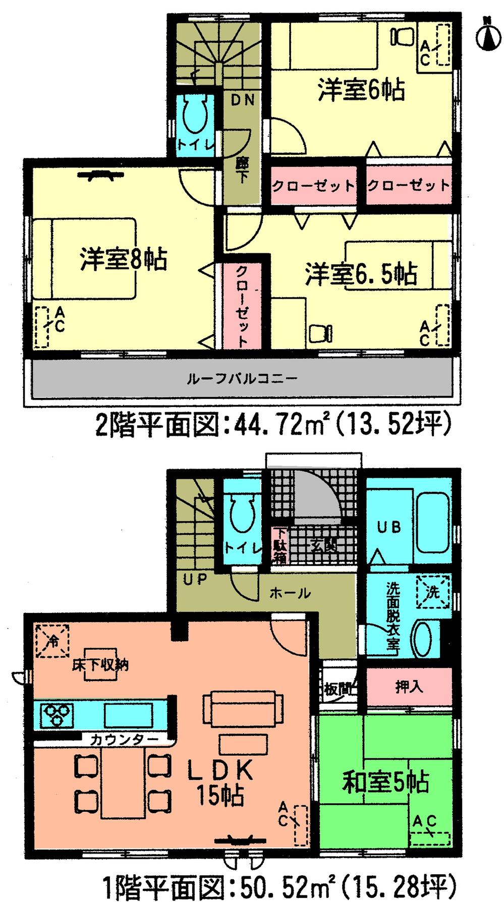 Floor plan. (3 Building), Price 30,900,000 yen, 4LDK, Land area 203.31 sq m , Building area 95.24 sq m