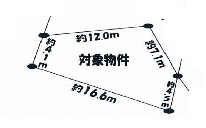Compartment figure. Land price 11.8 million yen, Land area 110.92 sq m