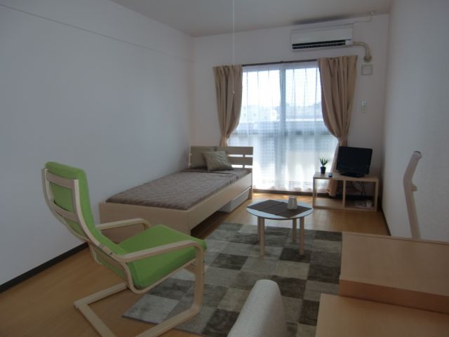 Living and room. Air conditioning is also equipment