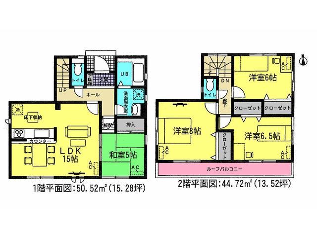 Floor plan. 30,900,000 yen, 4LDK, Land area 203.31 sq m , Building area 95.24 sq m floor plan