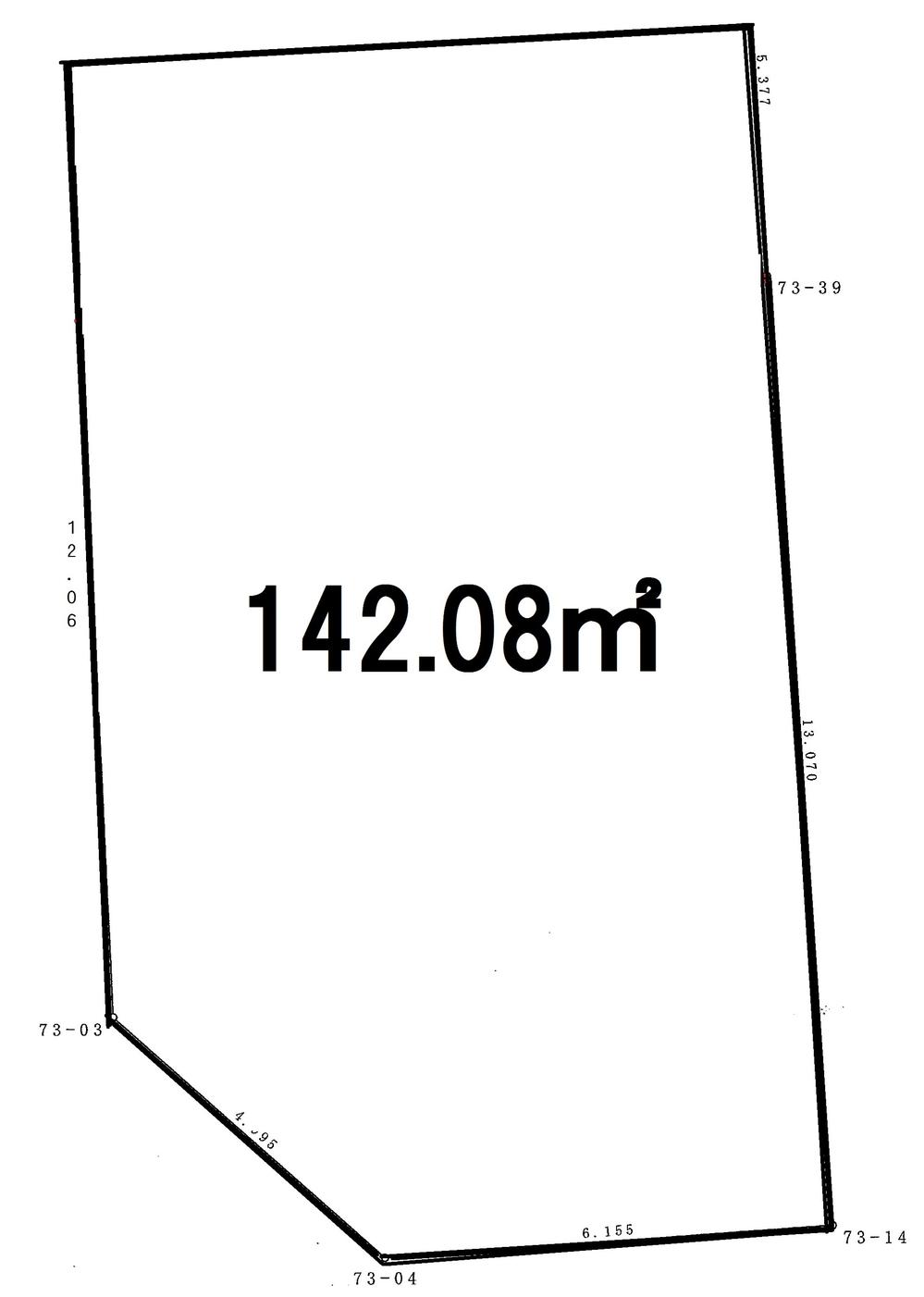 Compartment figure. Land price 23.5 million yen, Land area 142.08 sq m