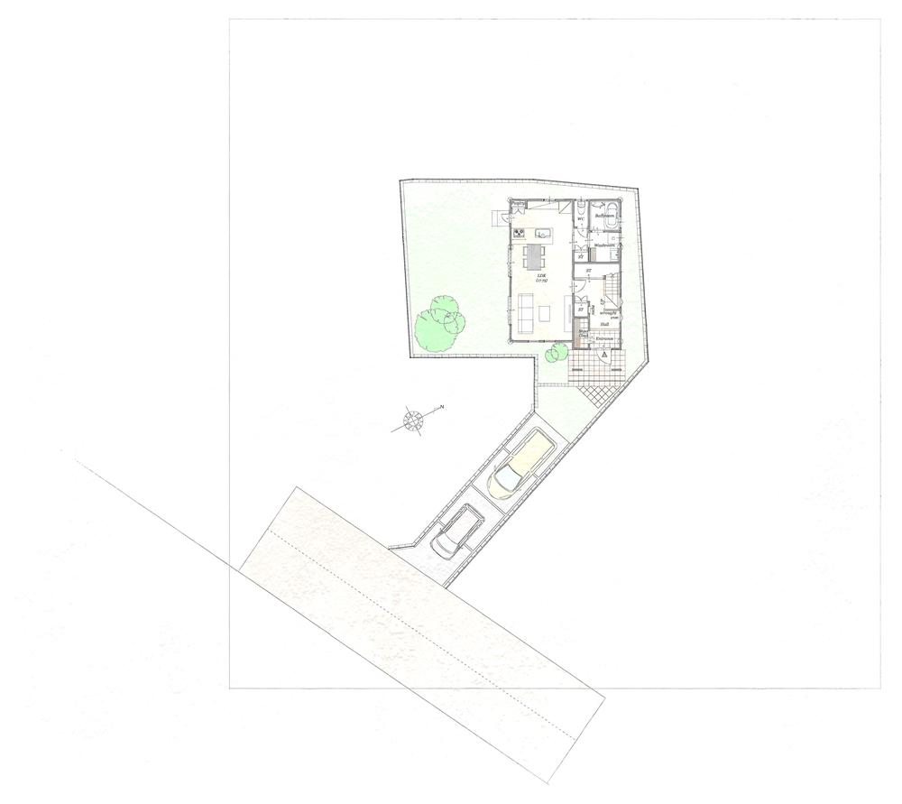 Floor plan. 36.5 million yen, 2LDK, Land area 195.6 sq m , Building area 100.63 sq m 1F