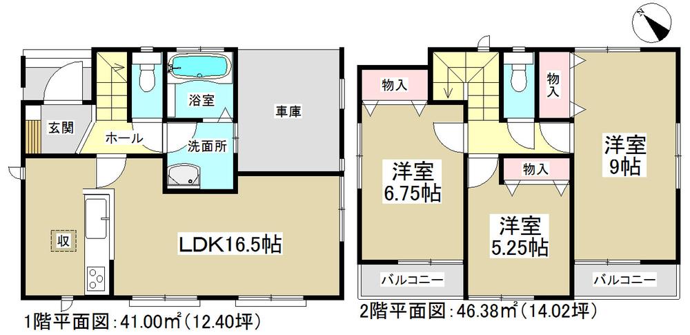 Floor plan. 25,800,000 yen, 3LDK, Land area 99.82 sq m , Building area 87.3 sq m