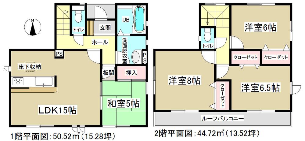 Floor plan. (3 Building), Price 30,900,000 yen, 4LDK, Land area 203.31 sq m , Building area 95.24 sq m