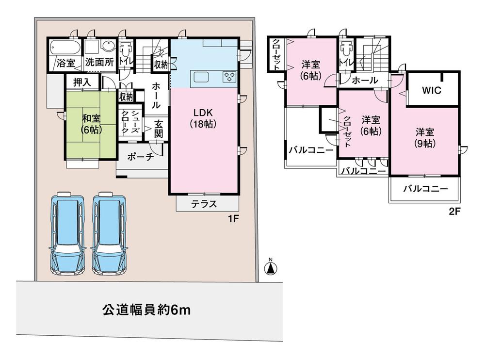 Floor plan. 39,800,000 yen, 4LDK, Land area 161.27 sq m , Building area 113.86 sq m floor plan