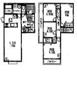 Floor plan. (1 Building), Price 26,800,000 yen, 4LDK, Land area 125.49 sq m , Building area 95.24 sq m