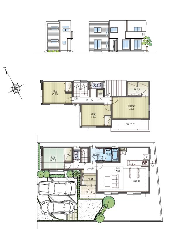 Floor plan. (7), Price 33,800,000 yen, 4LDK, Land area 140.11 sq m , Building area 104.91 sq m