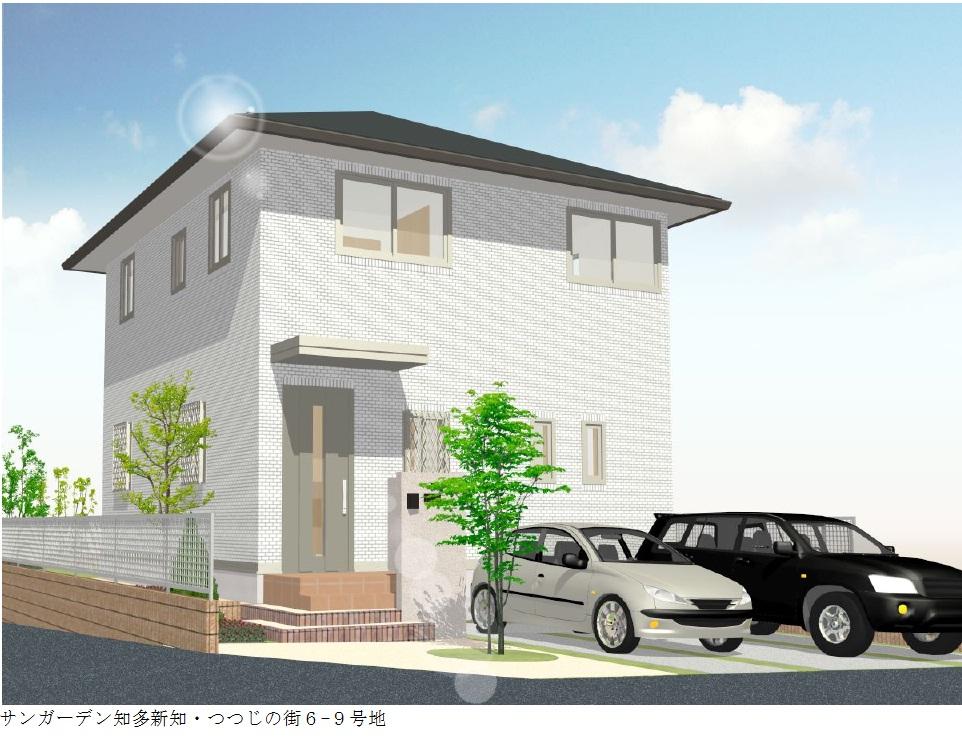 Building plan example (Perth ・ appearance). 6-9 No. land set plan appearance Perth