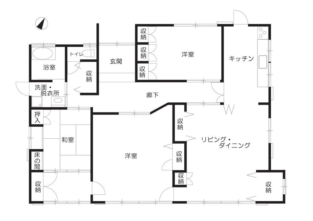 Floor plan. 49,800,000 yen, 3LDK, Land area 472.09 sq m , Building area 127.33 sq m