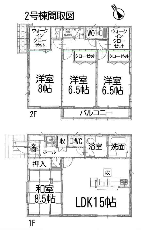 Floor plan. 22,900,000 yen, 4LDK + S (storeroom), Land area 160.34 sq m , Building area 101.65 sq m