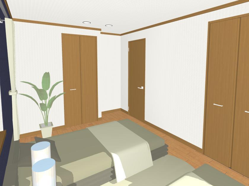 Rendering (introspection). Bedroom
