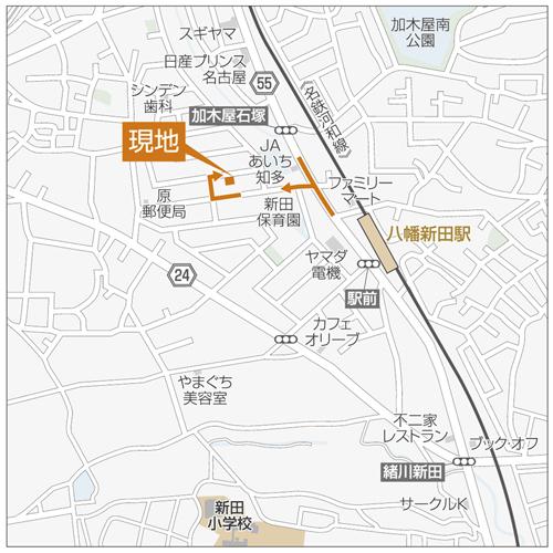 Local guide map. Detail view