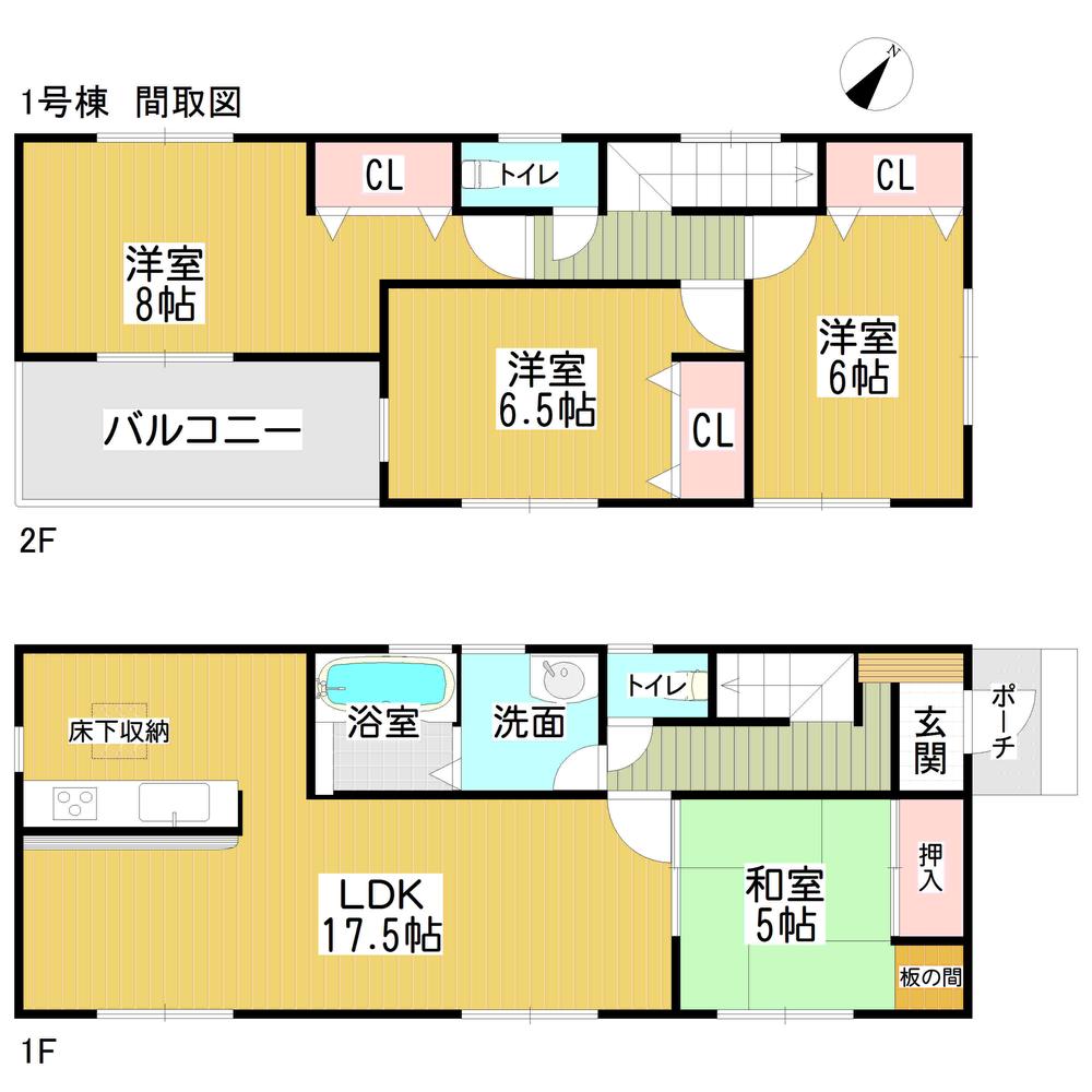 Floor plan. 27,800,000 yen, 4LDK, Land area 169.86 sq m , Building area 99.38 sq m   ☆ Floor plan ☆ 